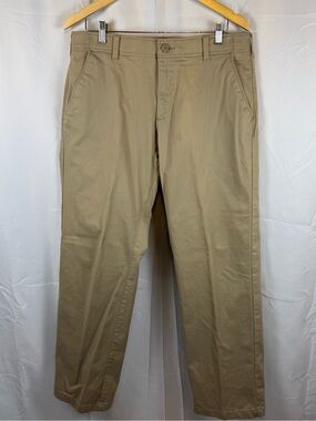 Lee Regular Straight Khaki Pants 34x30 Stretch Casual Chinos